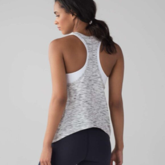 Lululemon Train Times Tank Tiger Space Dye Black - Picture 7 of 9